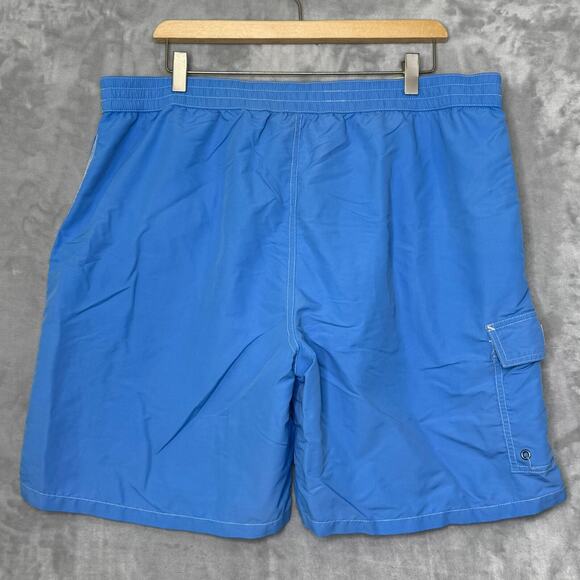 Polo Ralph Lauren Swim Trunks Mens XL Blue Cargo Pocket Embroidered Pony Beach - Picture 2 of 13